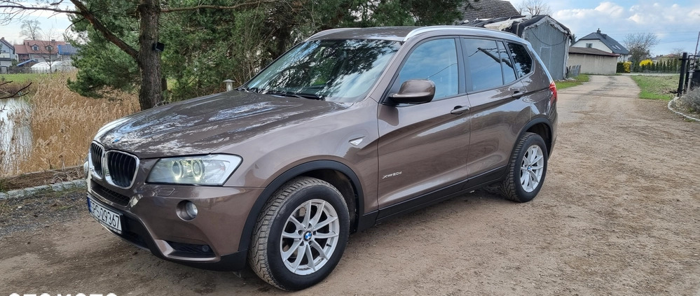 BMW X3 cena 57900 przebieg: 264000, rok produkcji 2012 z Pszczyna małe 92